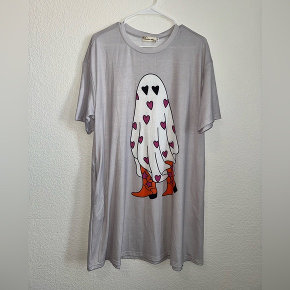 Southern Stitch Dresses & Skirts - Southern Stitch Ghost Graphic T-Shirt Dress
